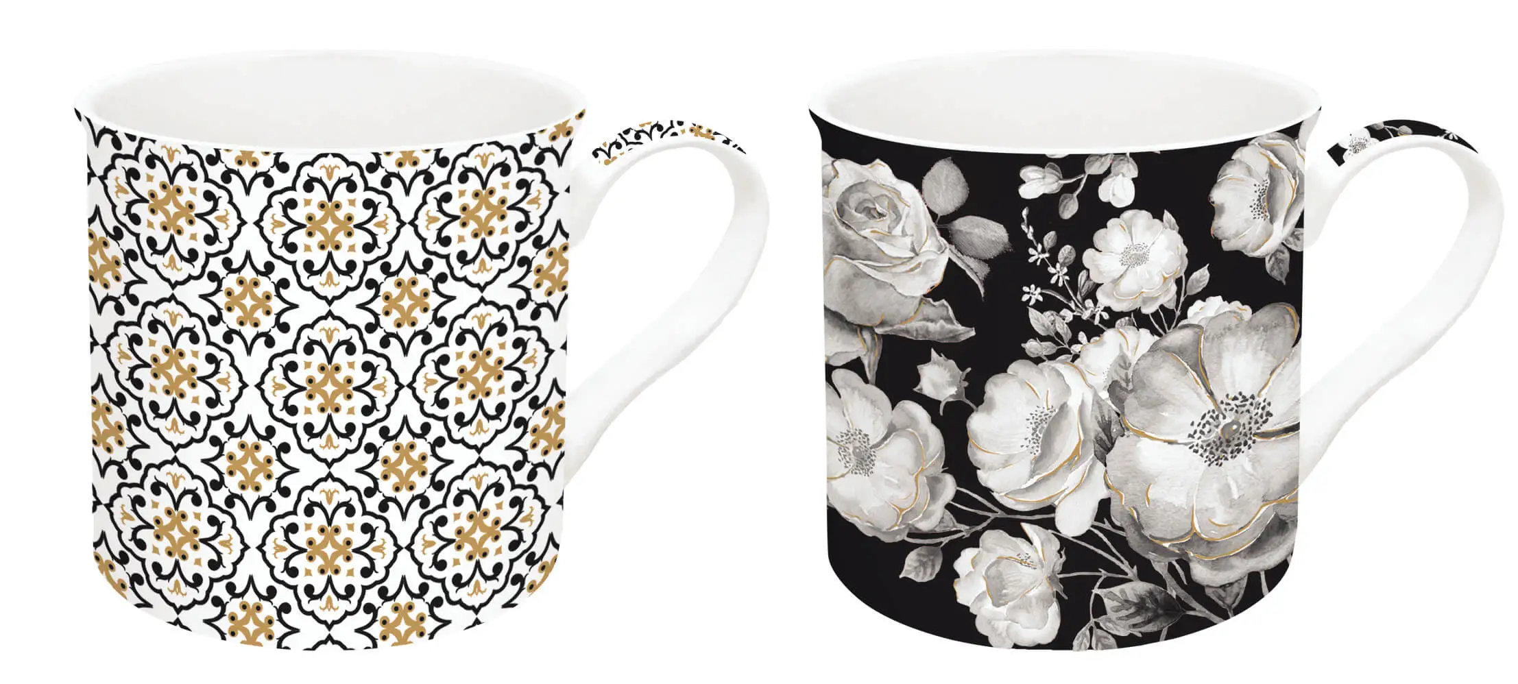 Kubki 2 szt. na prezent Carny - Black Mug